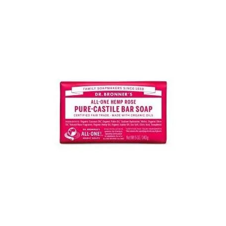 Dr. Bronner's Jábon Pastilla Bio 140 Grs Rosas