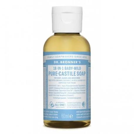 Dr. Bronner's Jábon Líquido Bio 60ml Bebes Neutr