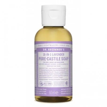 Dr. Bronner's Jábon Líquido Bio 60ml Lavanda