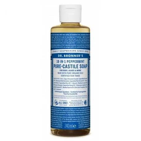 Dr. Bronner's Jábon Líquido Bio 240ml Menta
