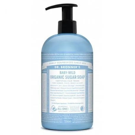 Dr. Bronner's Jabones De Azúcar Bio 710ml Bebes