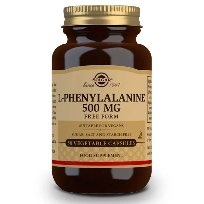 Solgar L-Phenylalanine 500mg 50 Capsules