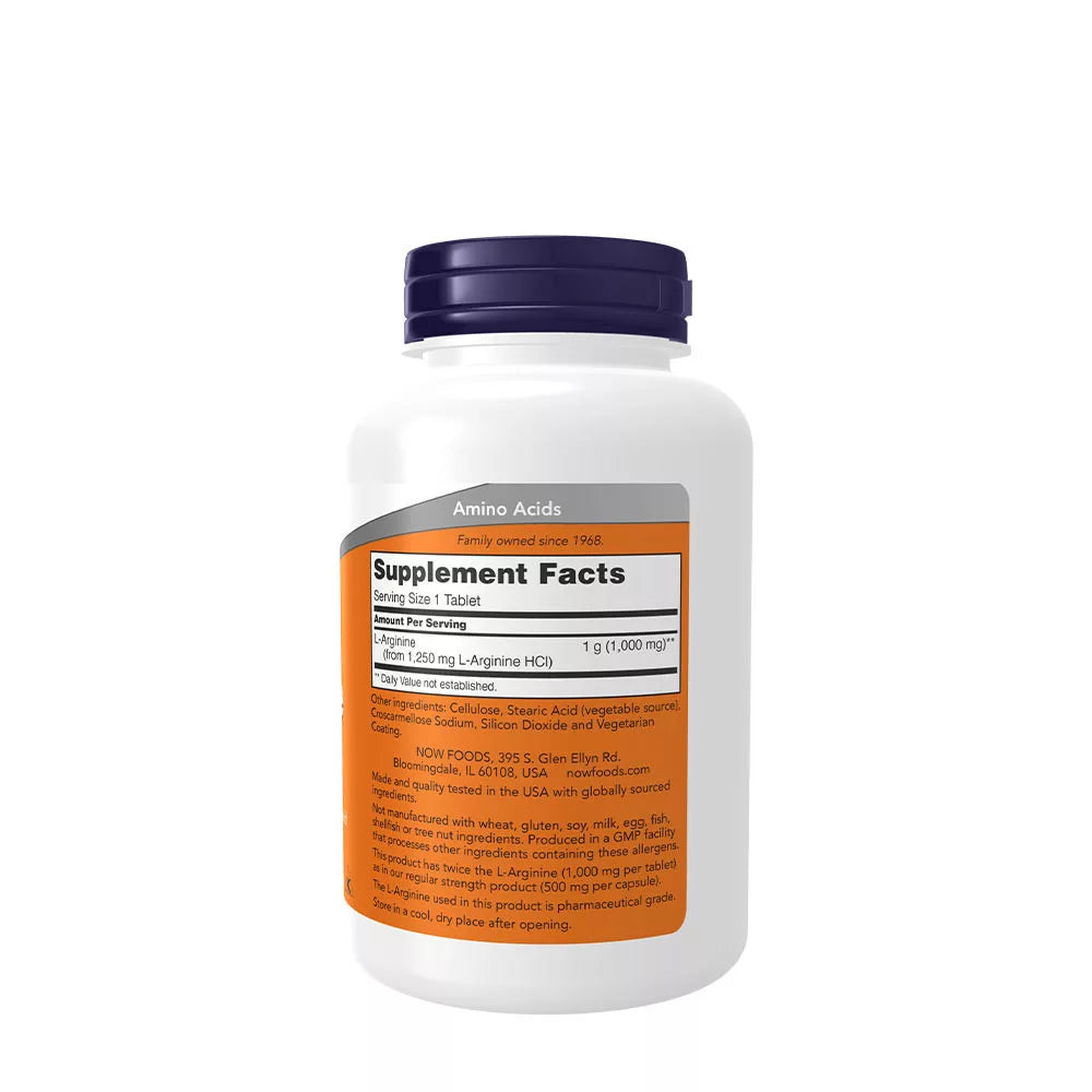 Now Foods L-Arginine 1000 mg (120 Tablets)
