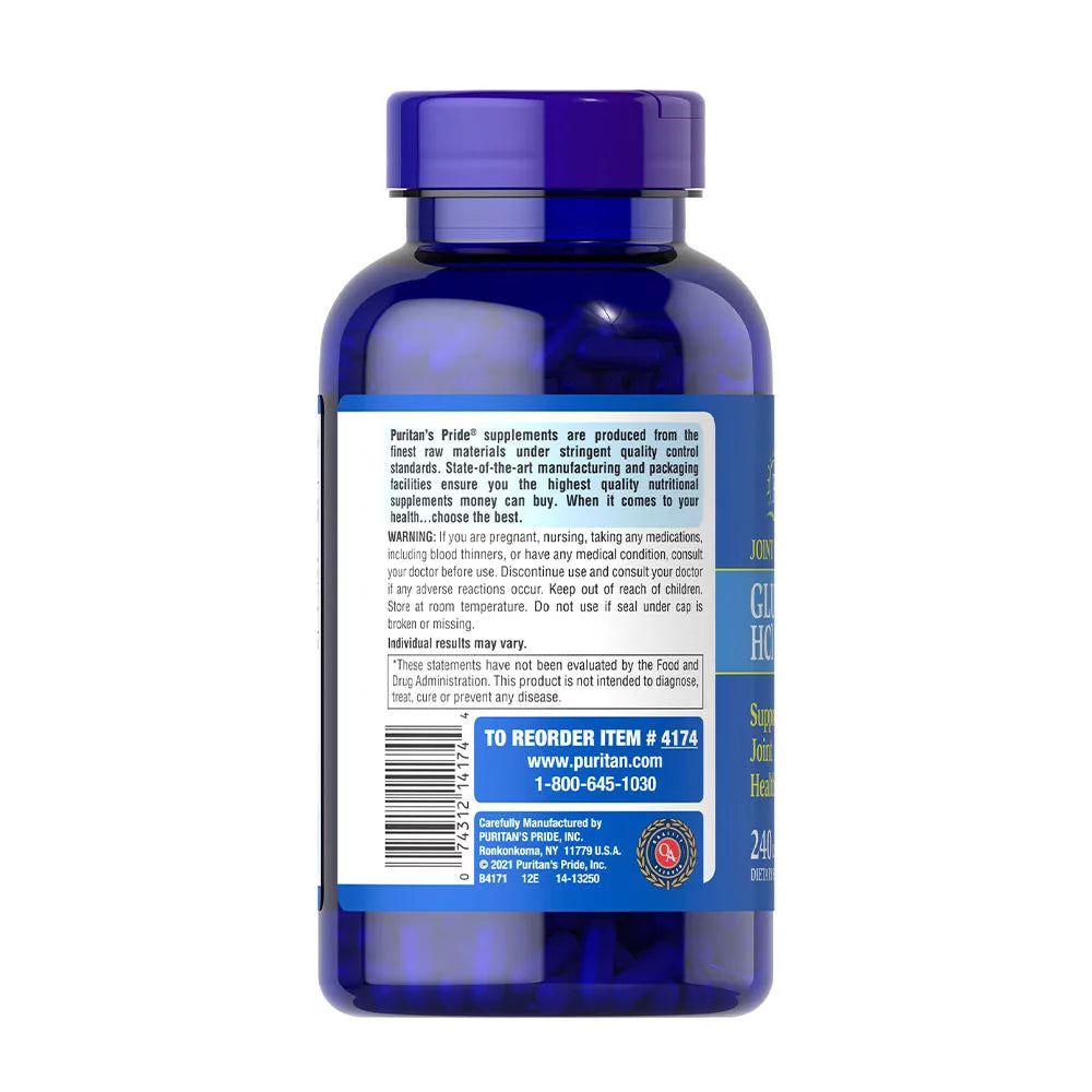 Puritan's Pride Glucosamine HCl 680 mg (240 Capsules)
