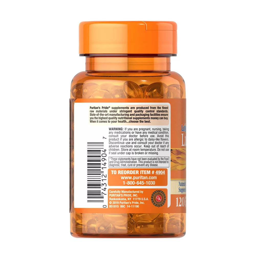 Puritan's Pride Lutein 20 mg with Zeaxanthin (120 Softgels)