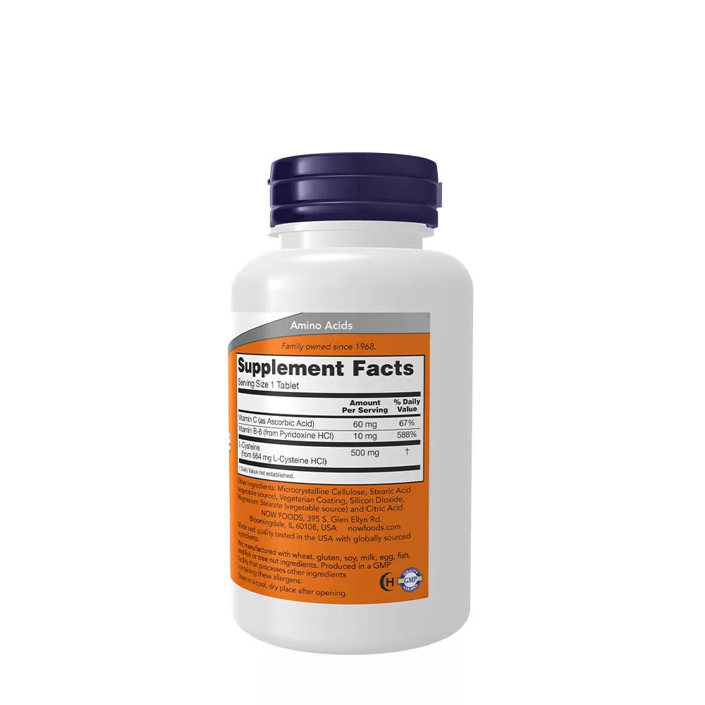 Now Foods Cysteine 500 mg (100 Tablets)