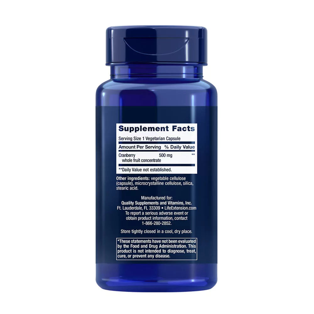 Life Extension Cran-Max 500 mg (60 Veg Capsules)