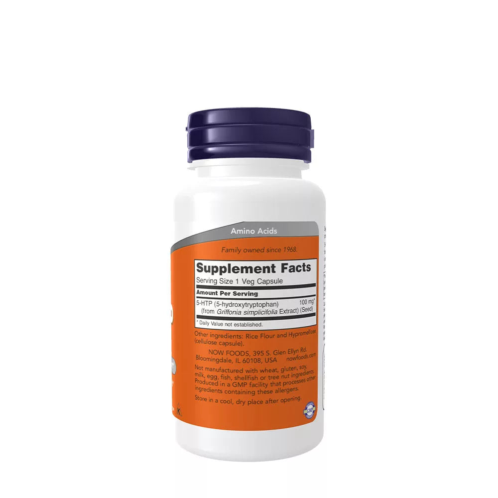 Now Foods 5 HTP 100 mg (60 Veg Capsules)