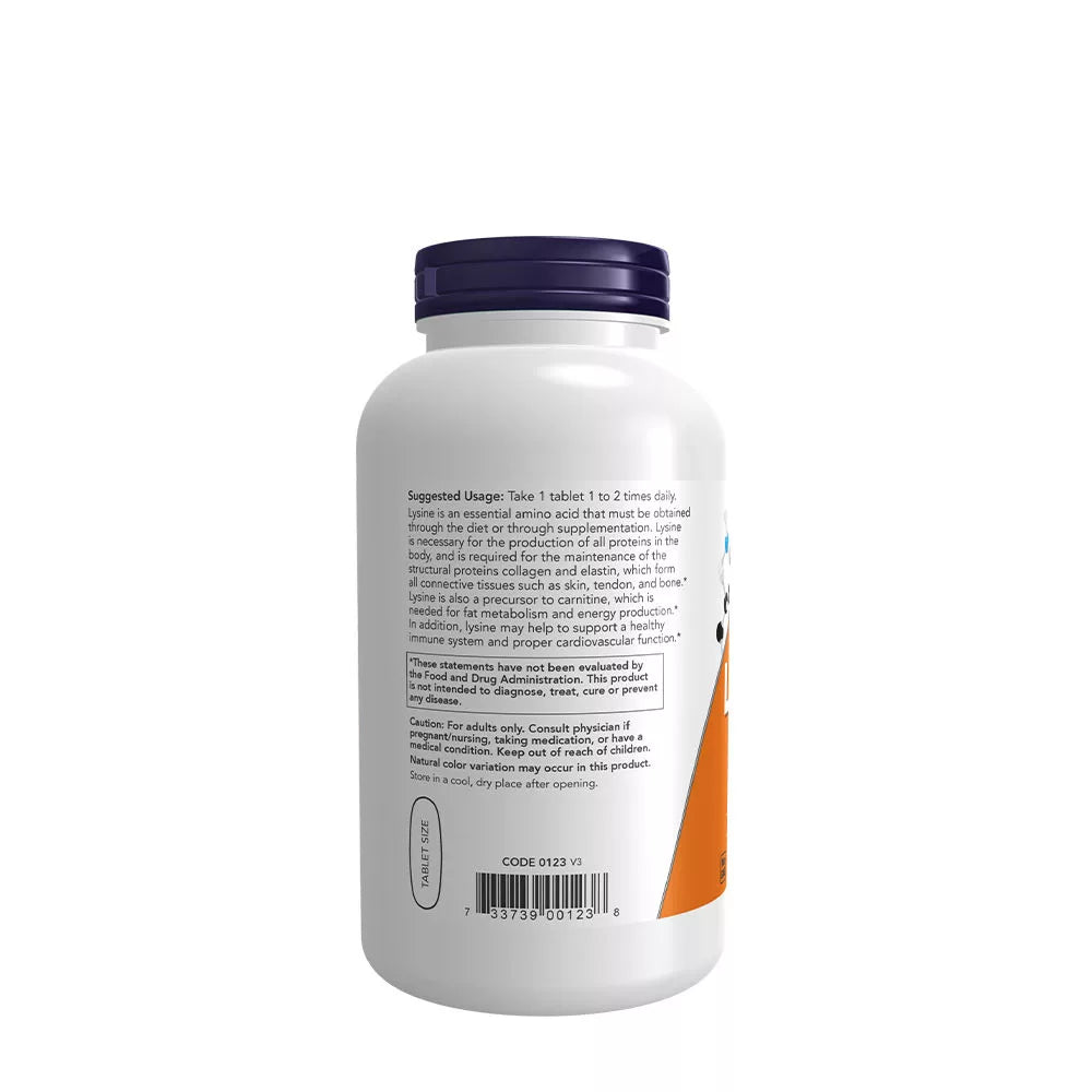 Now Foods L-Lysine, Double Strength 1,000 mg (250 Tablets)