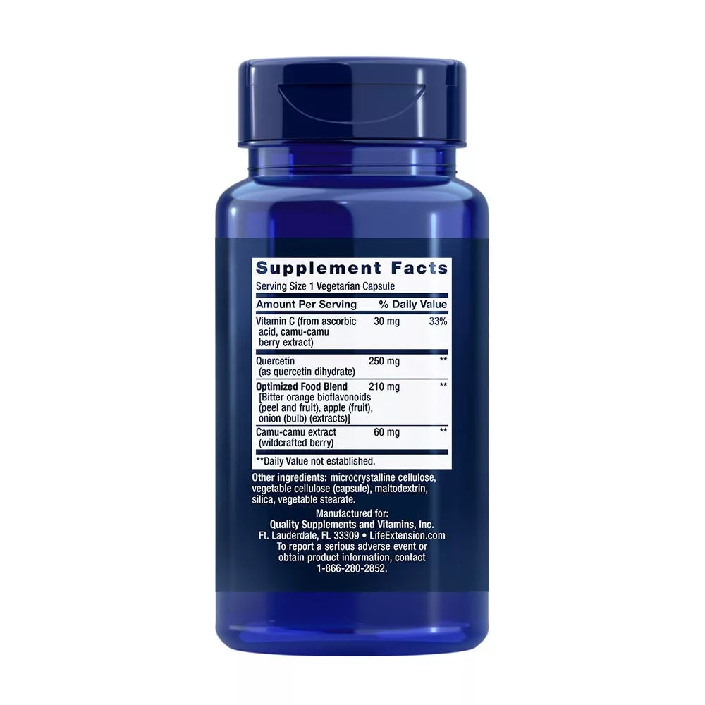Life Extension Optimized Quercetin 250 mg (60 Veg Capsules)