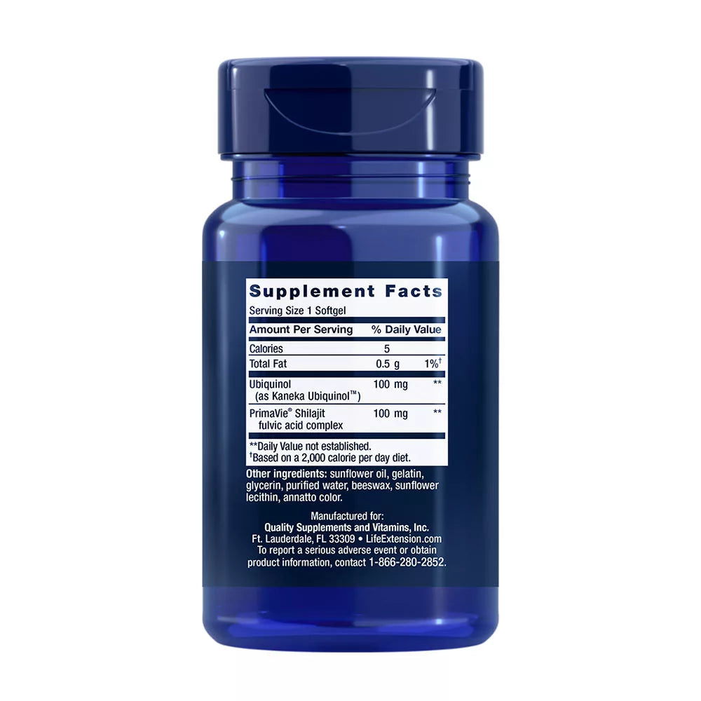 Life Extension Super Ubiquinol CoQ10 with Enhanced Mitochondrial Support (60 Softgels)