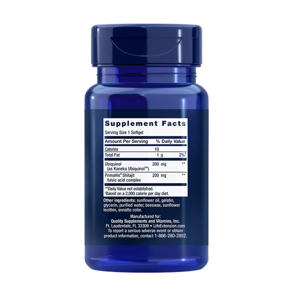 Life Extension Super Ubiquinol CoQ10 200 mg (30 Softgels)