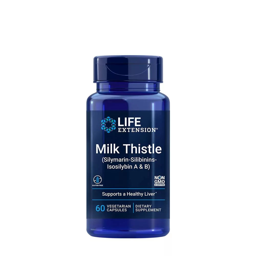 Life Extension Milk Thistle (Silymarin Silibinins Isosilybin A & B) (60 Veg Capsules)