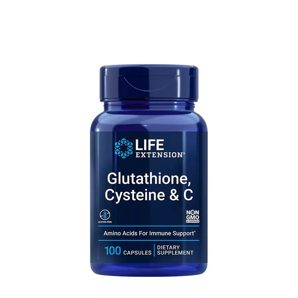 Life Extension Glutathione, Cysteine & C (100 Veg Capsules)