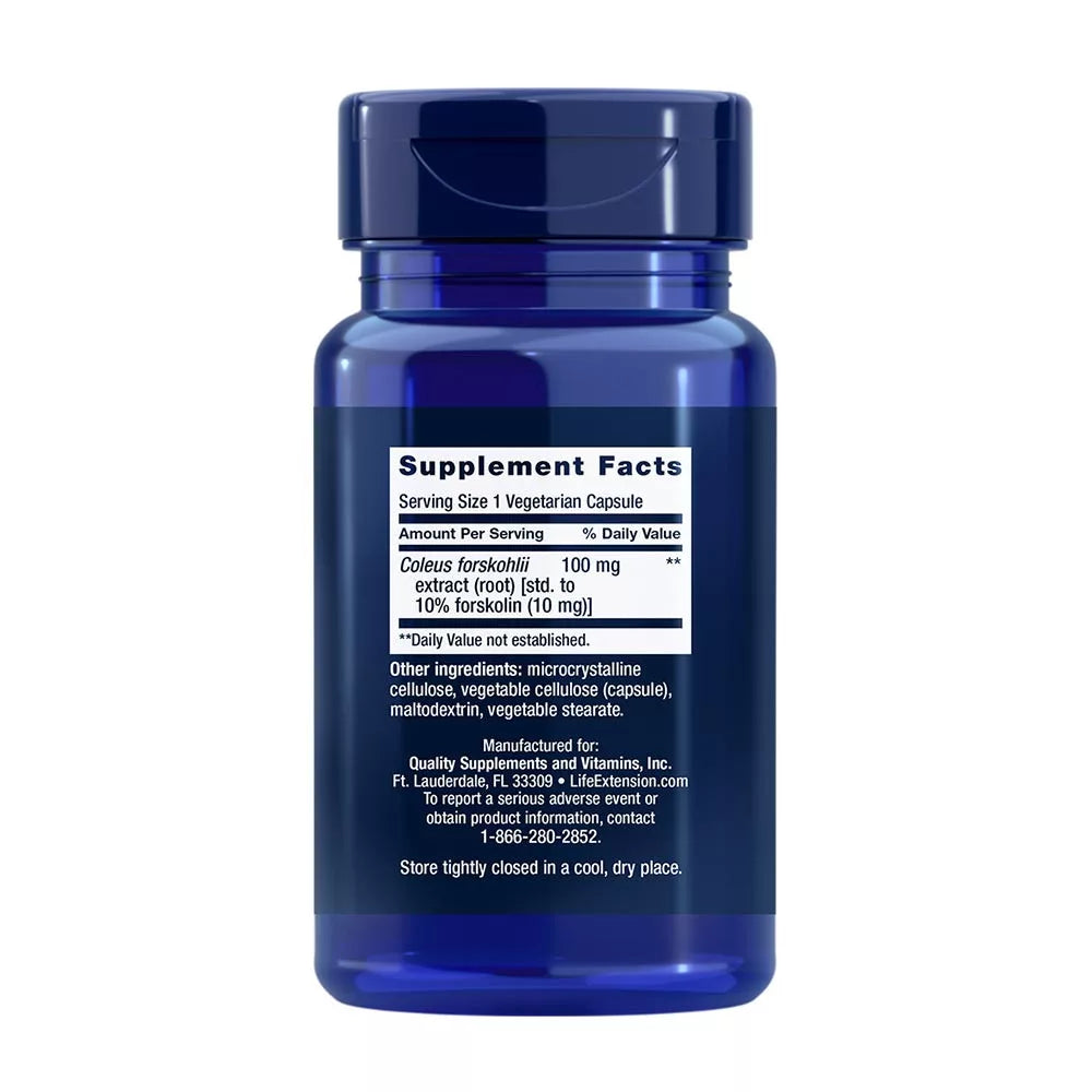 Life Extension Forskolin 10 mg (60 Veg Capsules)