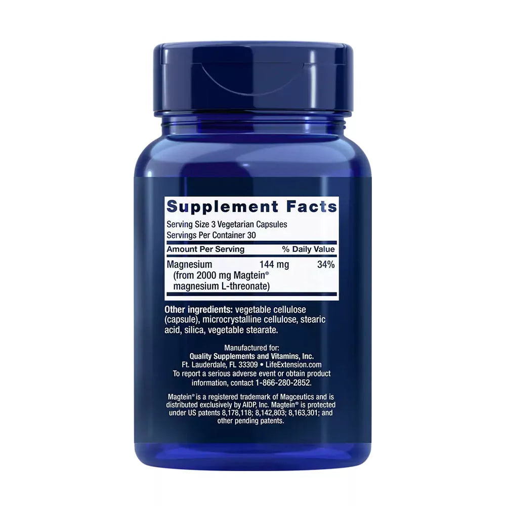 Life Extension Neuro-Mag Magnesium L-Threonate (90 Veg Capsules)