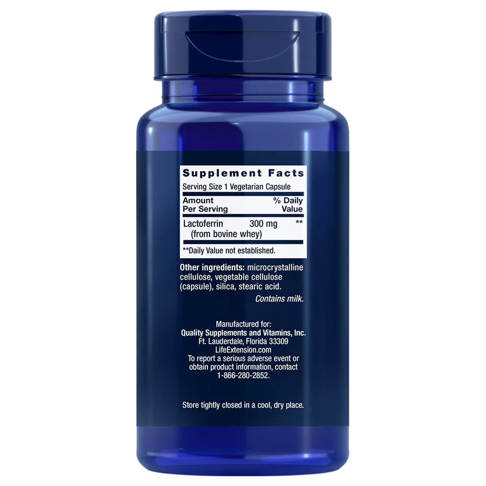 Life Extension Lactoferrin Caps (60 Veg Capsules)