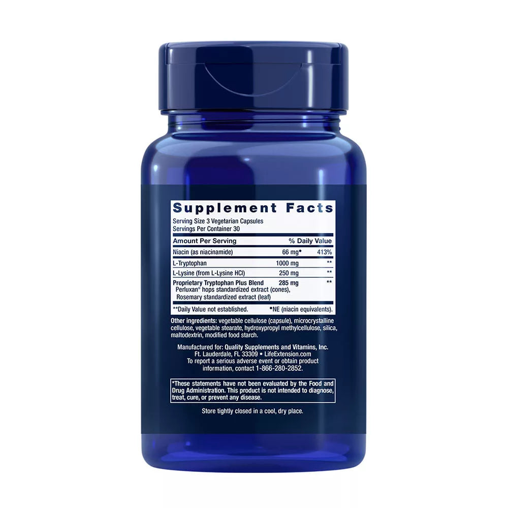 Life Extension Optimized Tryptophan Plus (90 Veg Capsules)