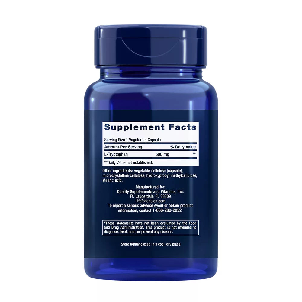 Life Extension L-Tryptophan (90 Veg Capsules)
