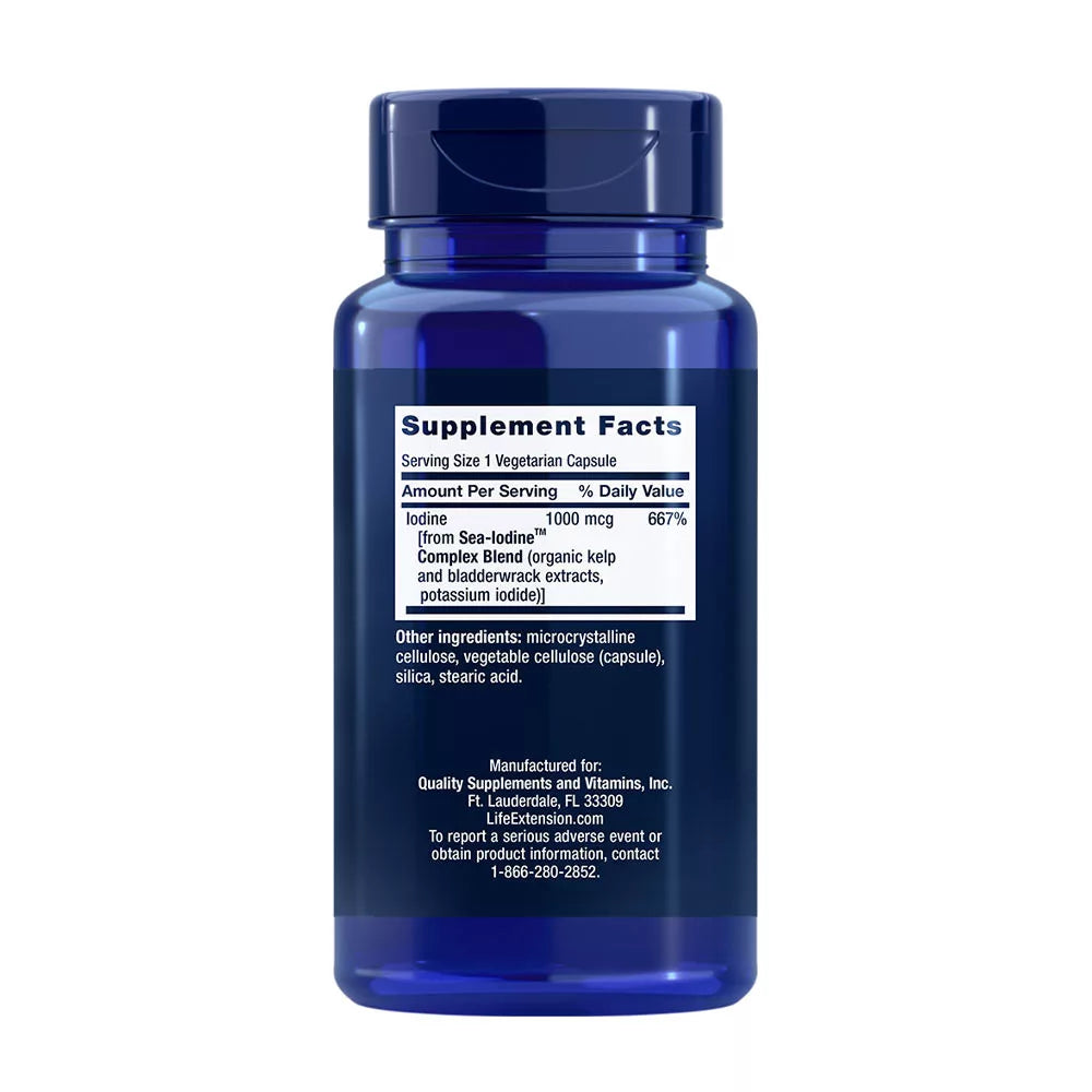 Life Extension Sea-Iodine 1000 mcg (60 Veg Capsules)