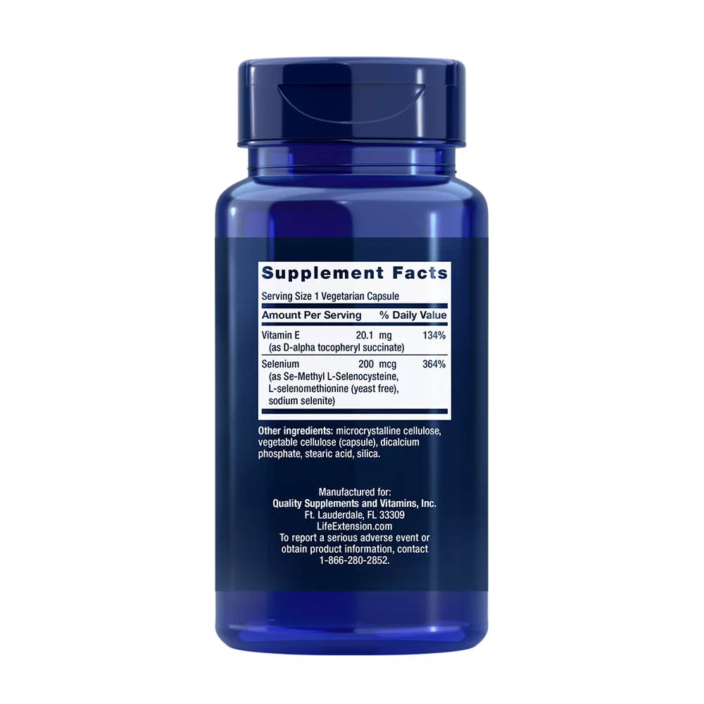 Life Extension Super Selenium Complex 200 mcg (100 Veg Capsules)