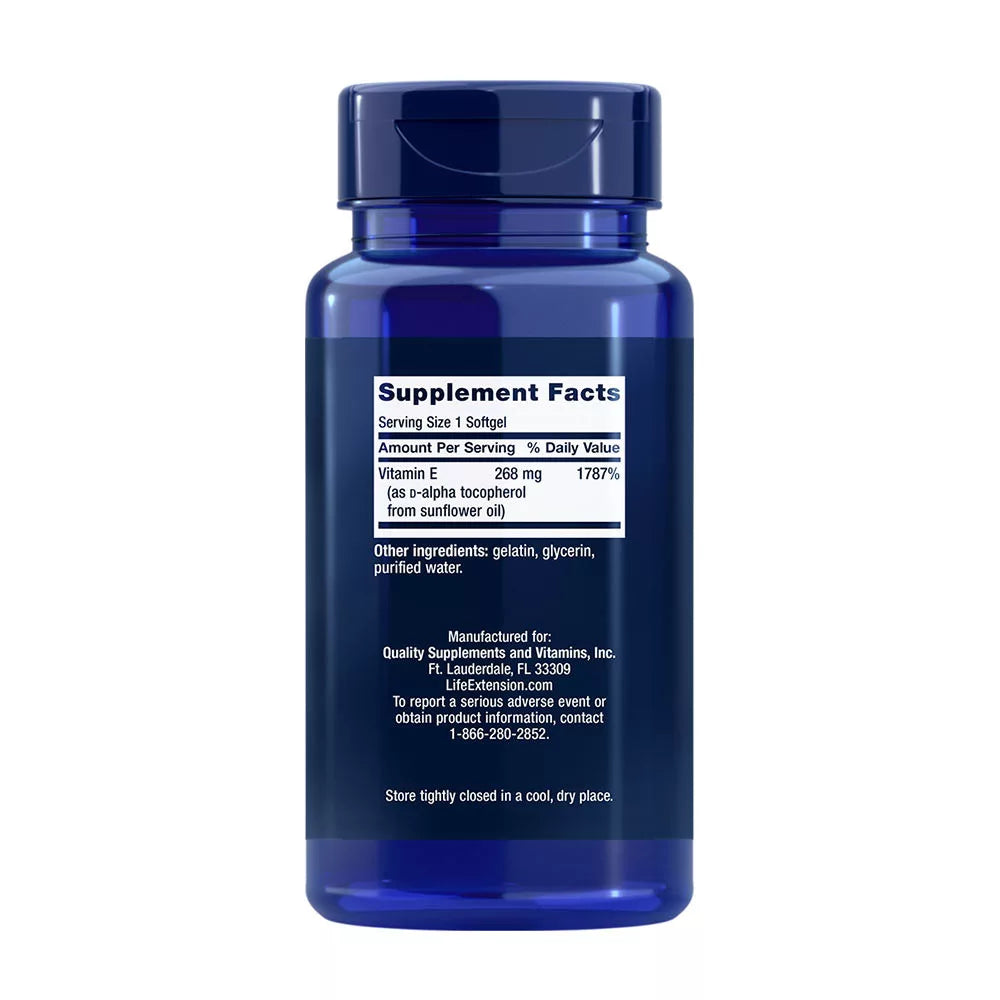 Life Extension Super Vitamin E 268 mg (90 Softgels)