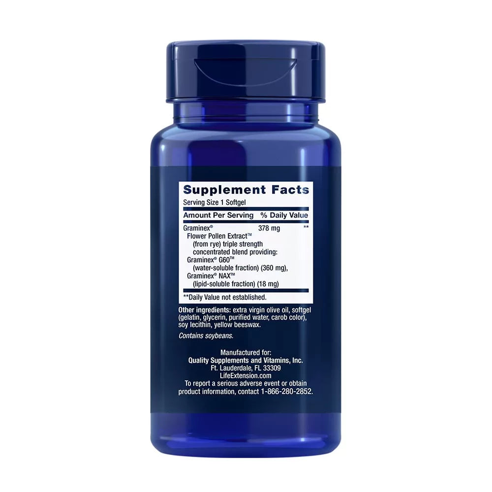 Life Extension Triple Strength ProstaPollen™ (30 Softgels)