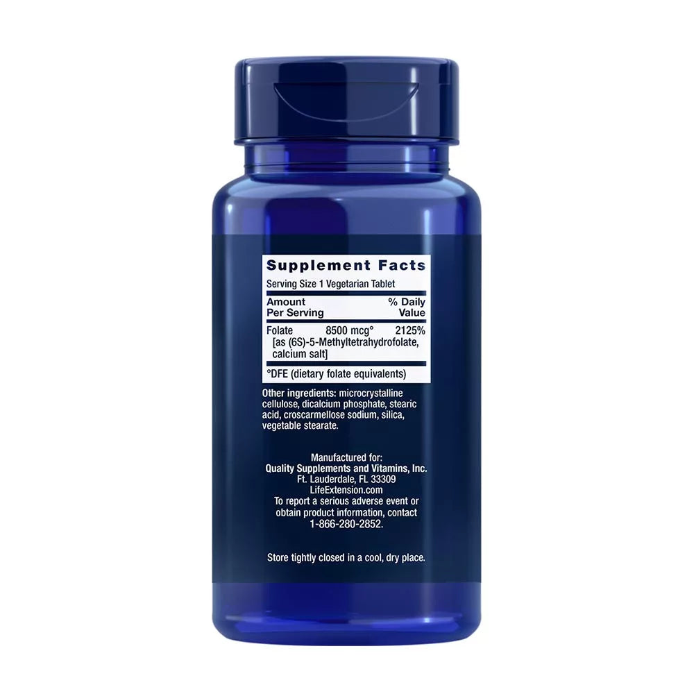 Life Extension High Potency Optimized Folate (30 Tablets)