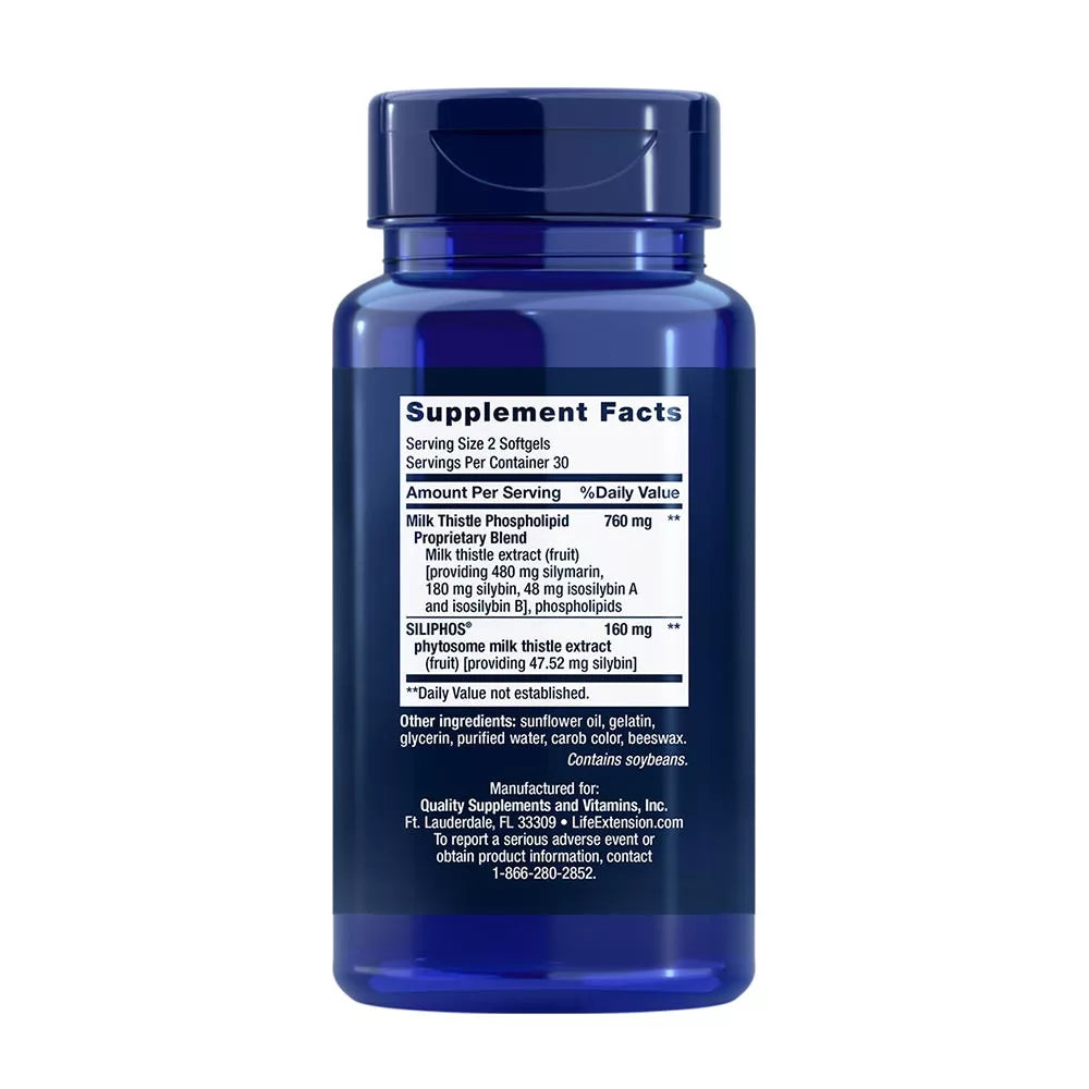 Life Extension Advanced Milk Thistle (60 Softgels)