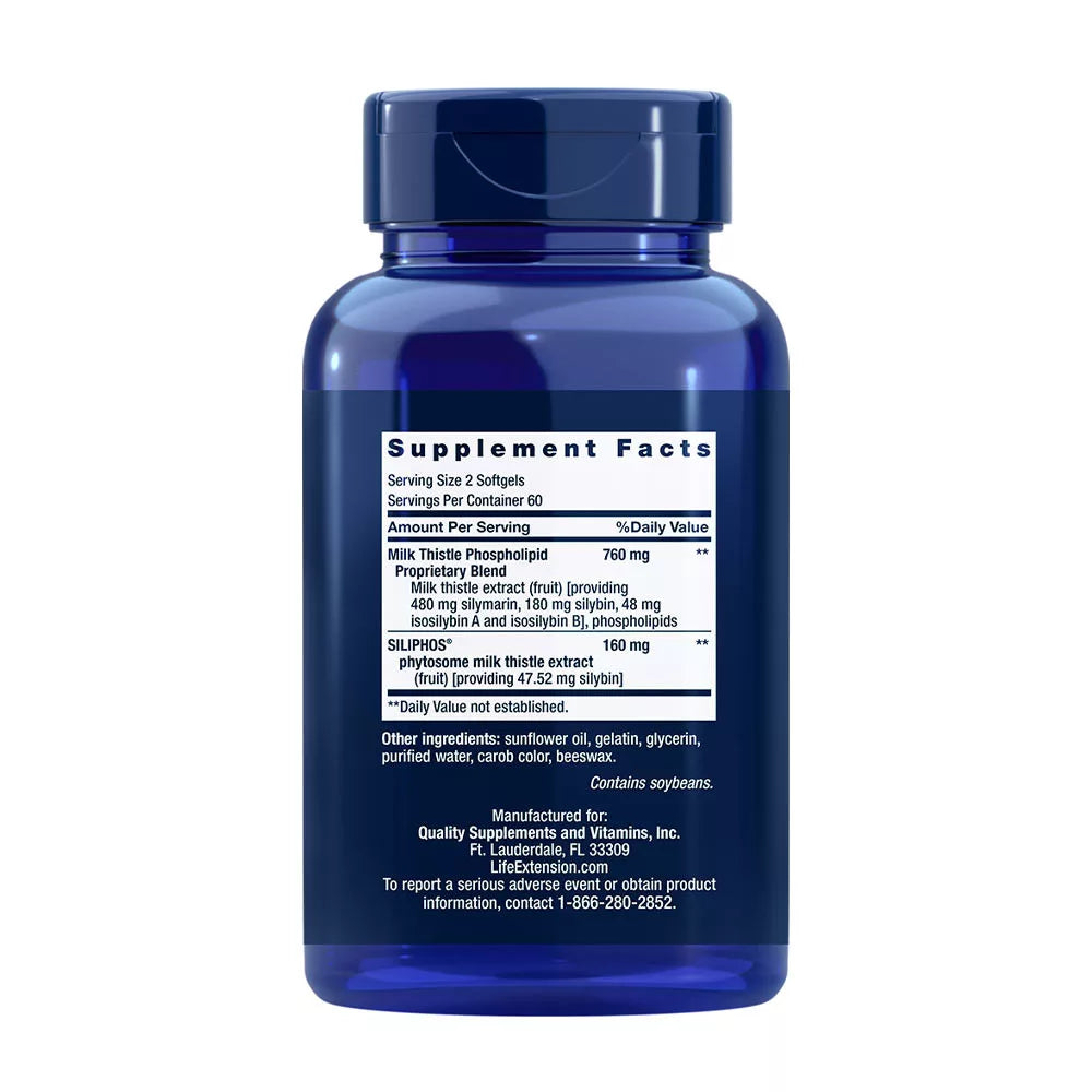 Life Extension Advanced Milk Thistle (120 Softgels)