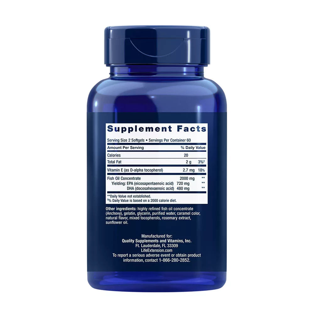 Life Extension Mega EPA/DHA (120 Softgels)