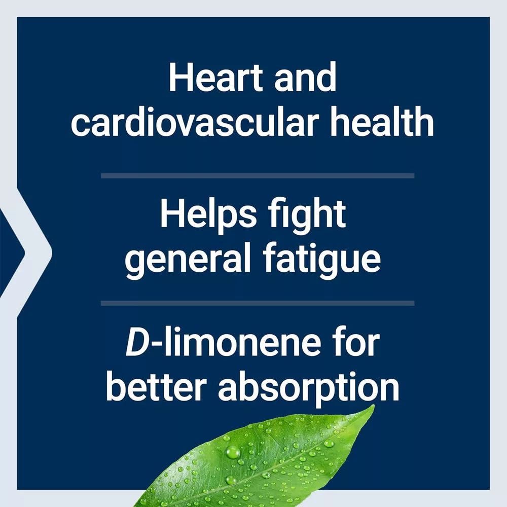 Life Extension Super-Absorbable CoQ10 (Ubiquinone) with d-Limonene (60 Softgels)