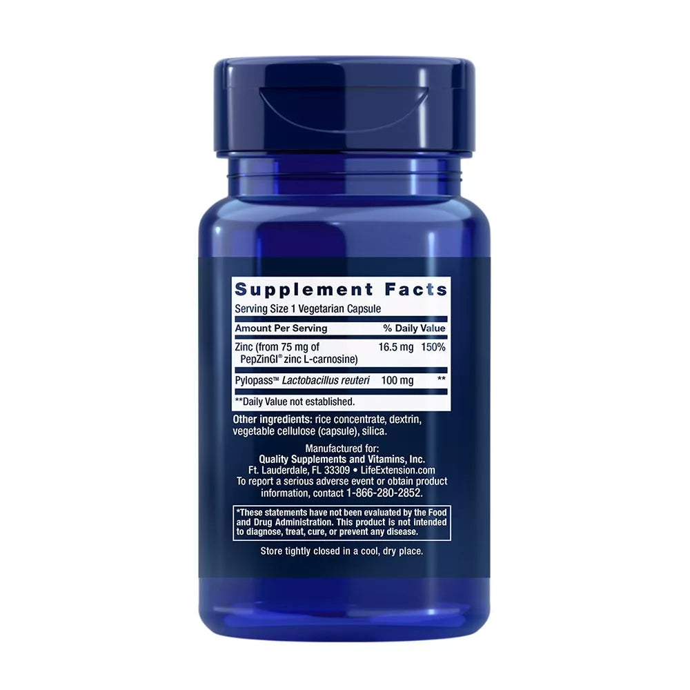 Life Extension Gastro-Ease™ (60 Veg Capsules)