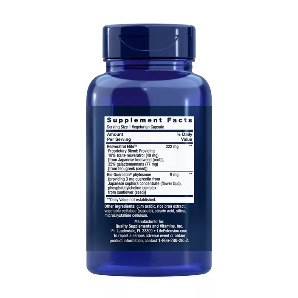 Life Extension Optimized Resveratrol Elite™ (60 Veg Capsules)