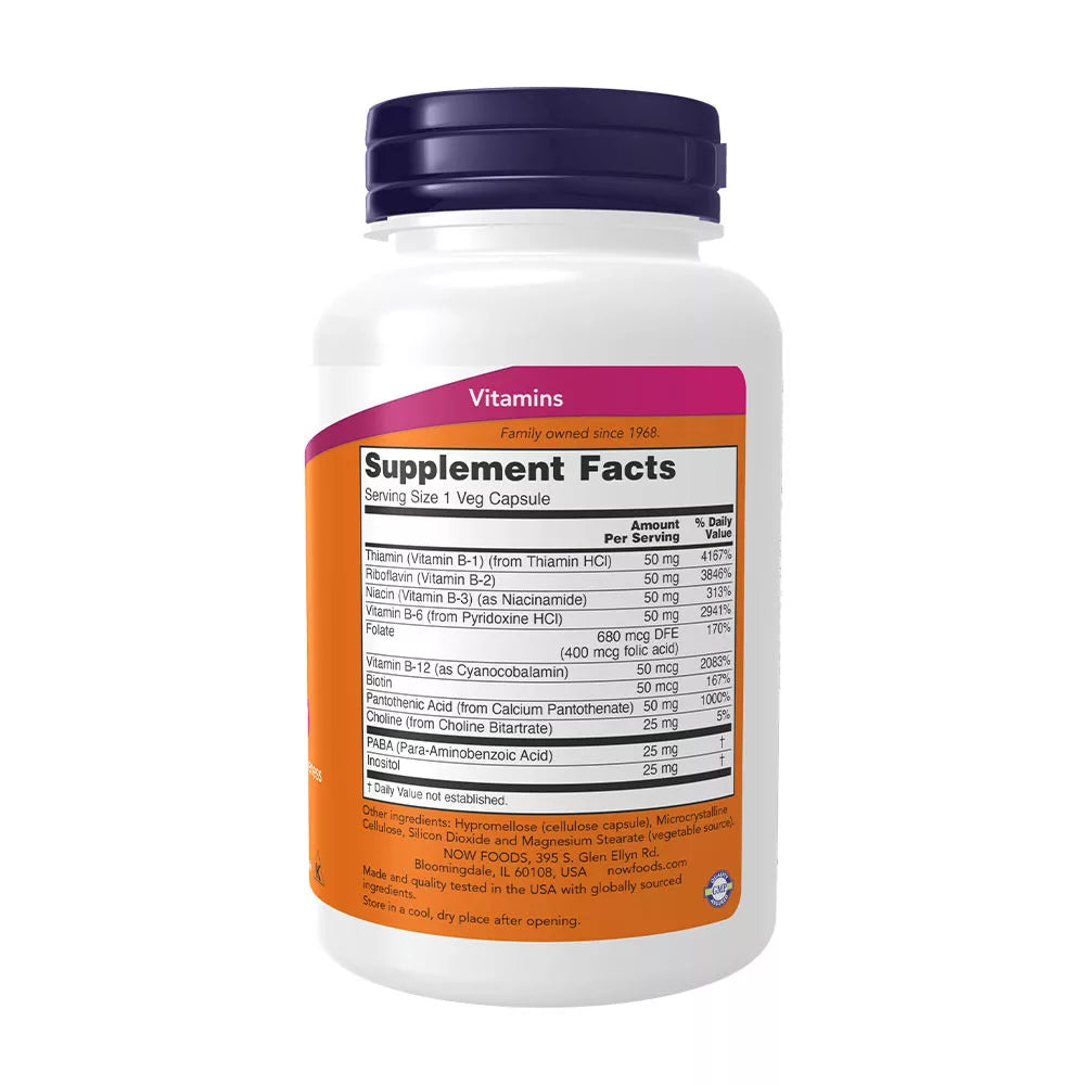 Now Foods Vitamin B-50 (100 Veg Capsules)