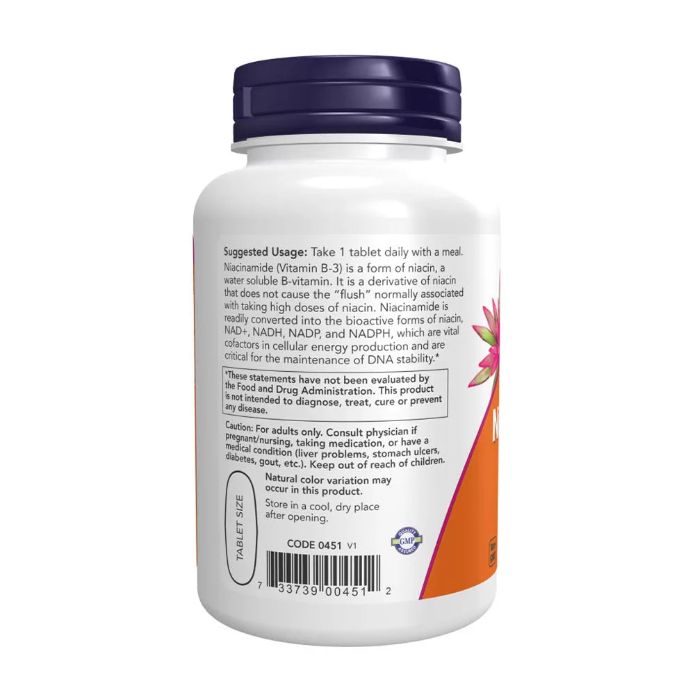 Now Foods Niacinamide 1000 mg (90 Tablets)