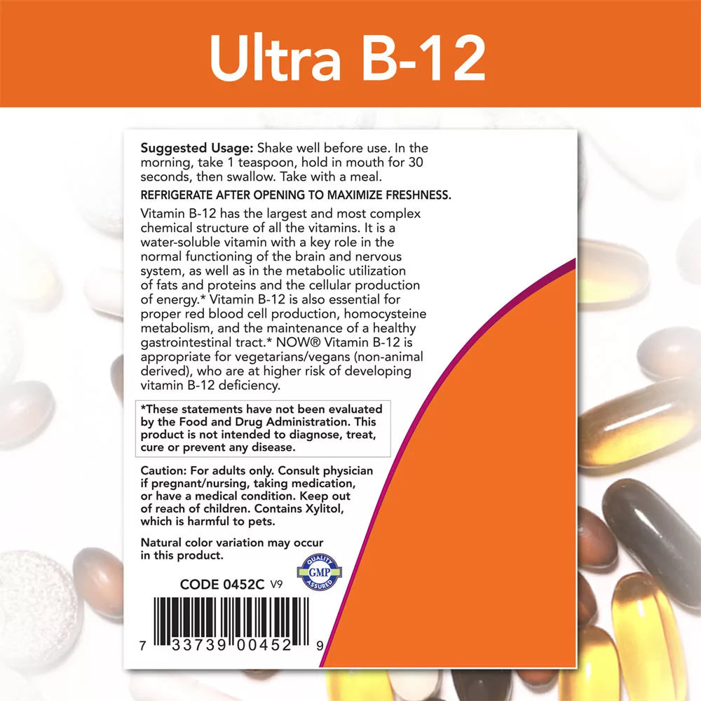 Now Foods Ultra B-12 Liquid (118 ml)