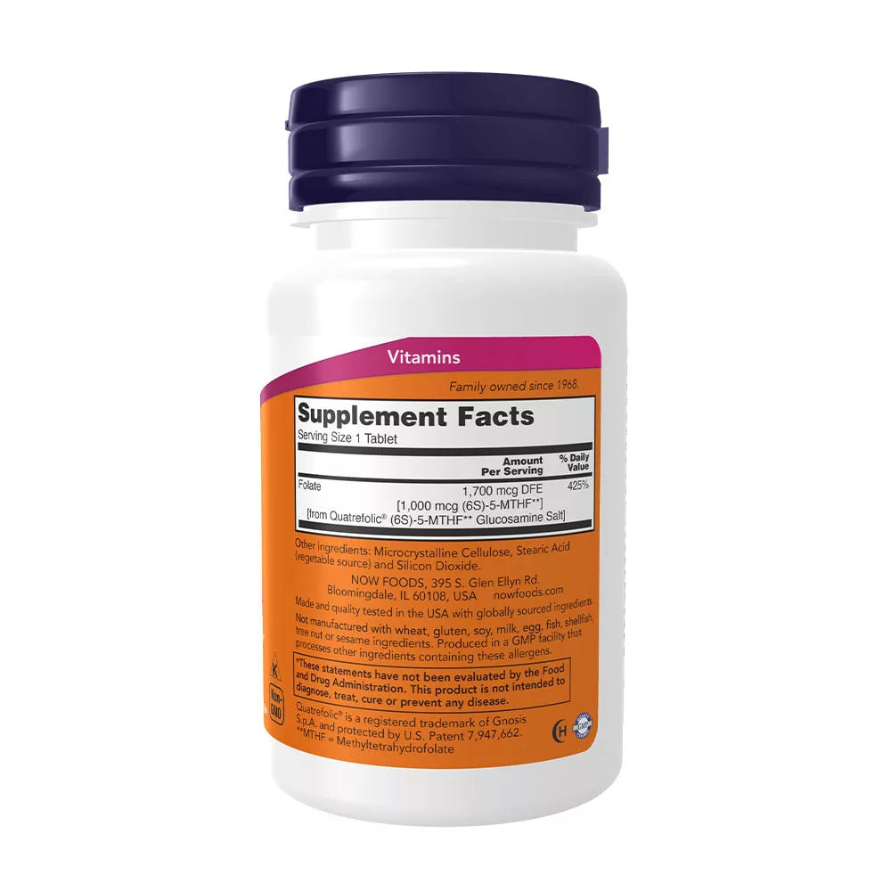 Now Foods Methyl Folate 1000 Mcg (90 Tablets)