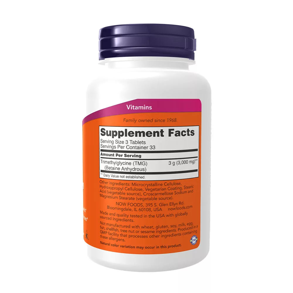 Now Foods TMG 1000MG (100 Tablets)