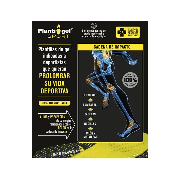 Plantigel Sport Insoles Size 43-47