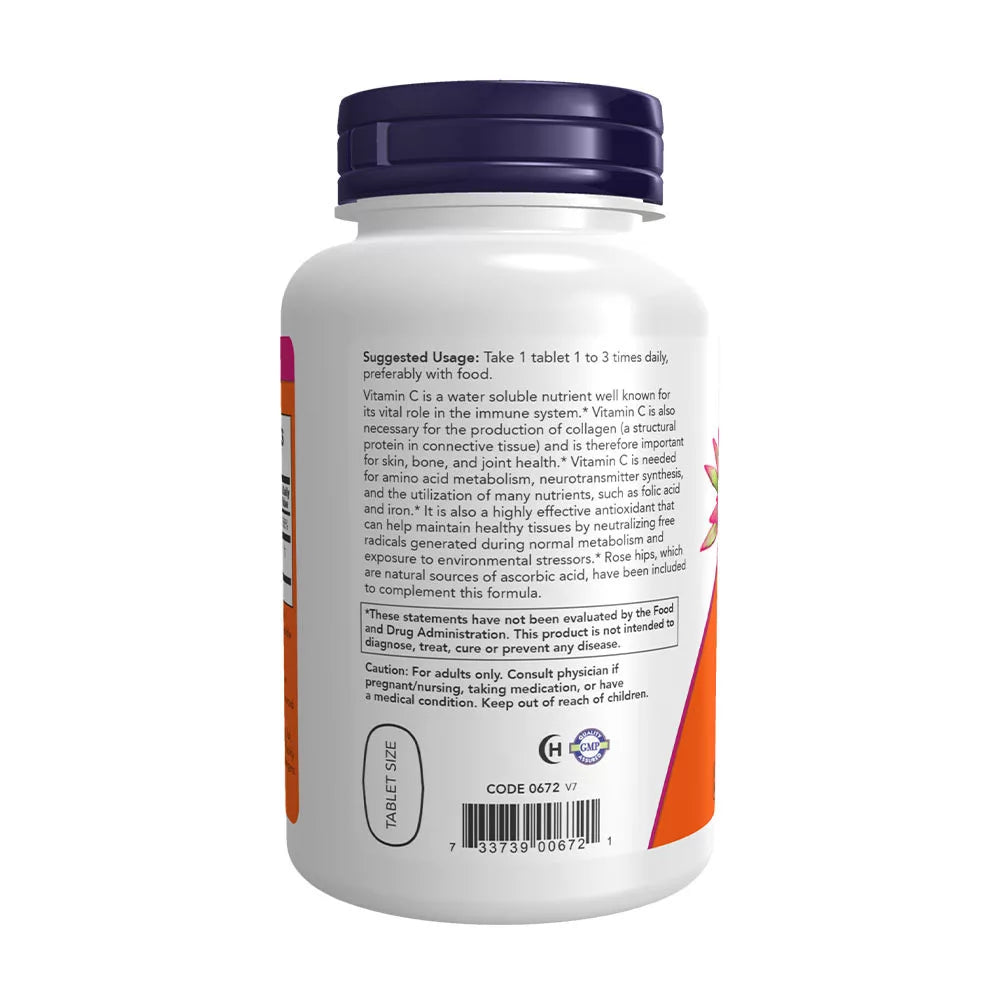 Now Foods Vitamin C-500 (250 Tablets)