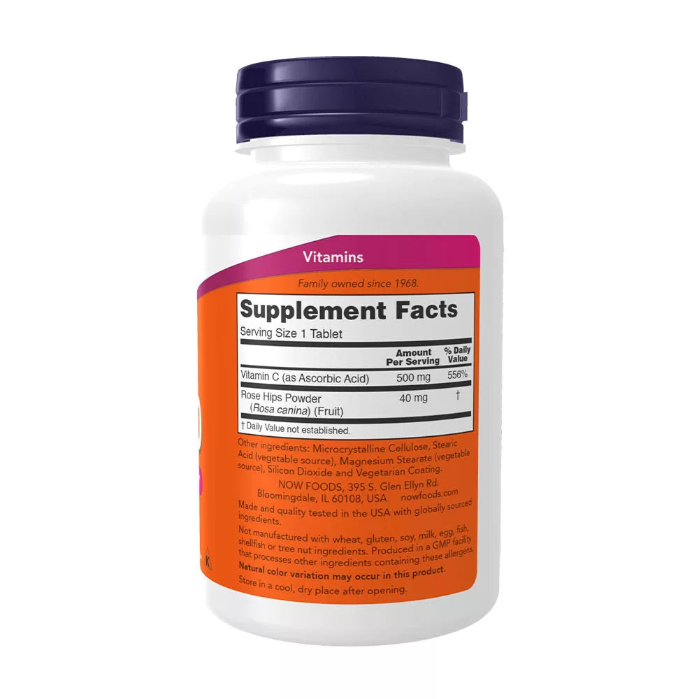Now Foods Vitamin C-500 (250 Tablets)