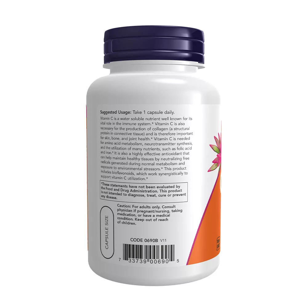 Now Foods Vitamin C-1000 (100 Capsules)