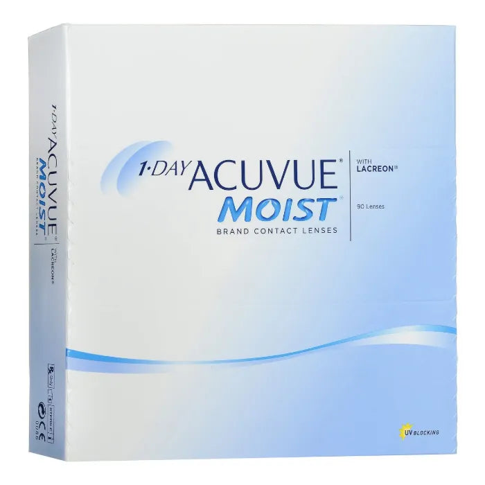 Acuvue Moist Contact Lenses 1 Day Replacement -5.50 BC/8.5 90 Units