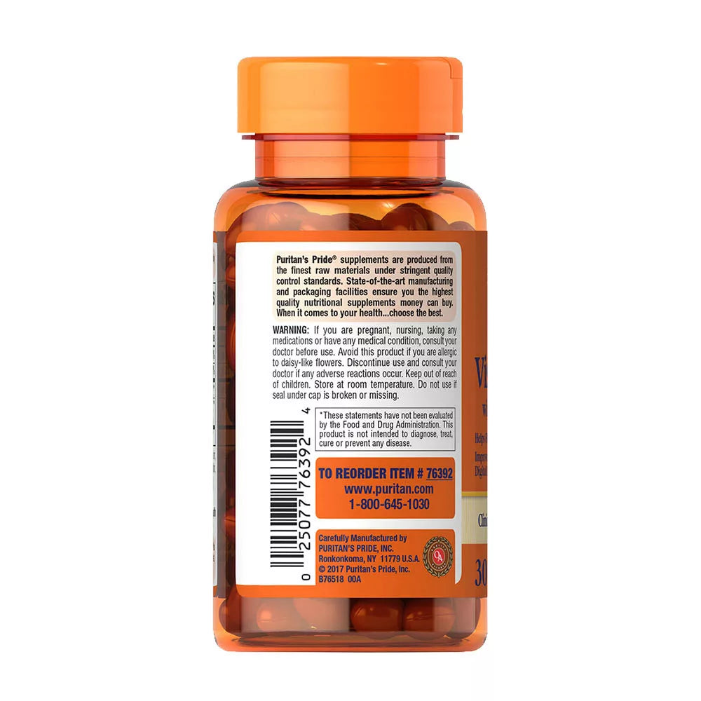 Puritan's Pride Lutein Blue Light Vision Guard with Lutemax® 2020 (30 Softgels)