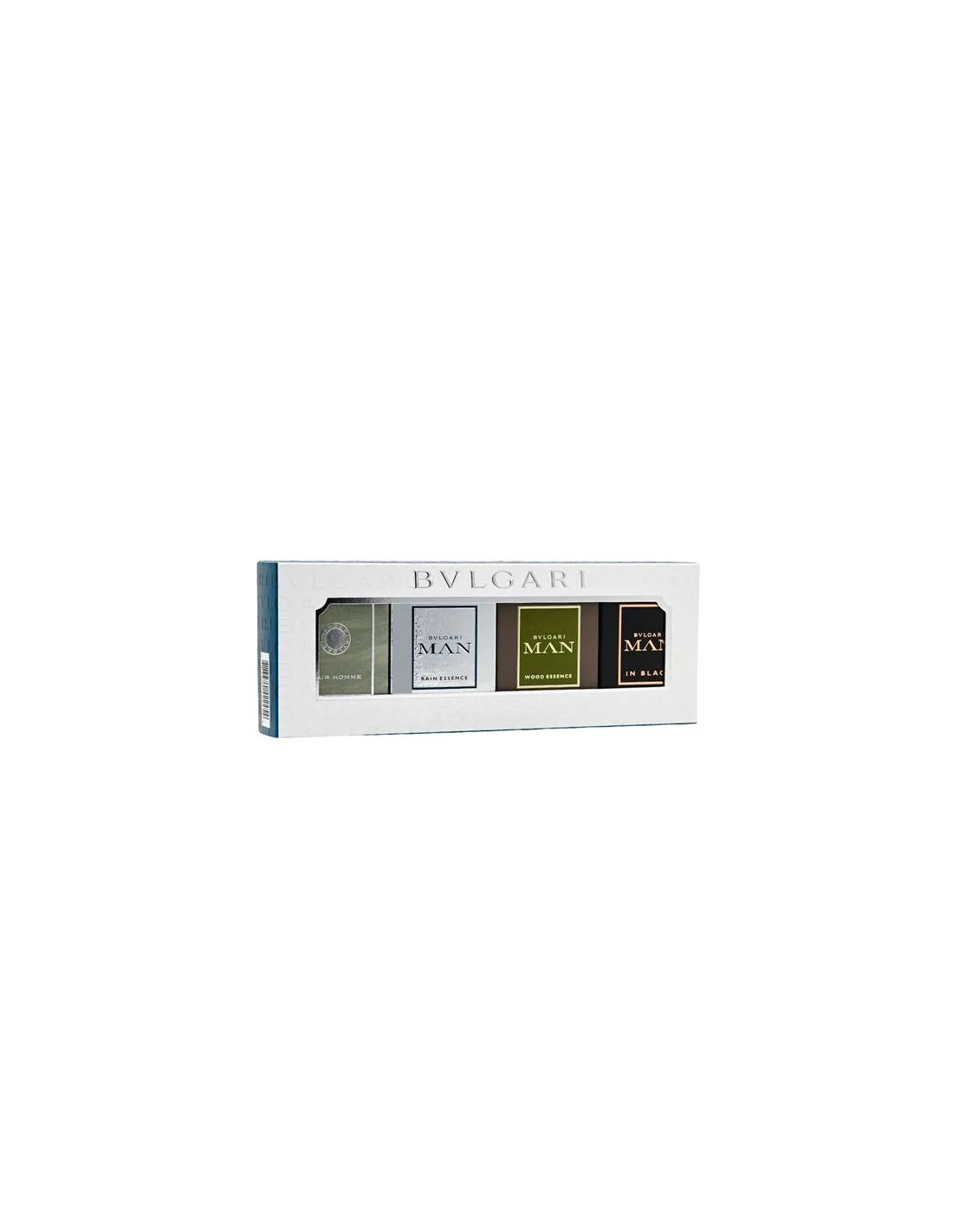 Bvlgari Man Aqua Edt 5ml Aqua Marine Edt 5ml Wood Essence Edp Glacial Essence 5mlmini Set