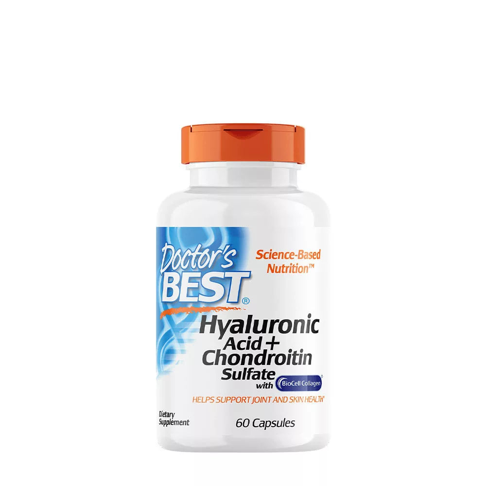 Doctor's Best Hyaluronic Acid + Chondroitin Sulfate + Biocell (60 Capsules)