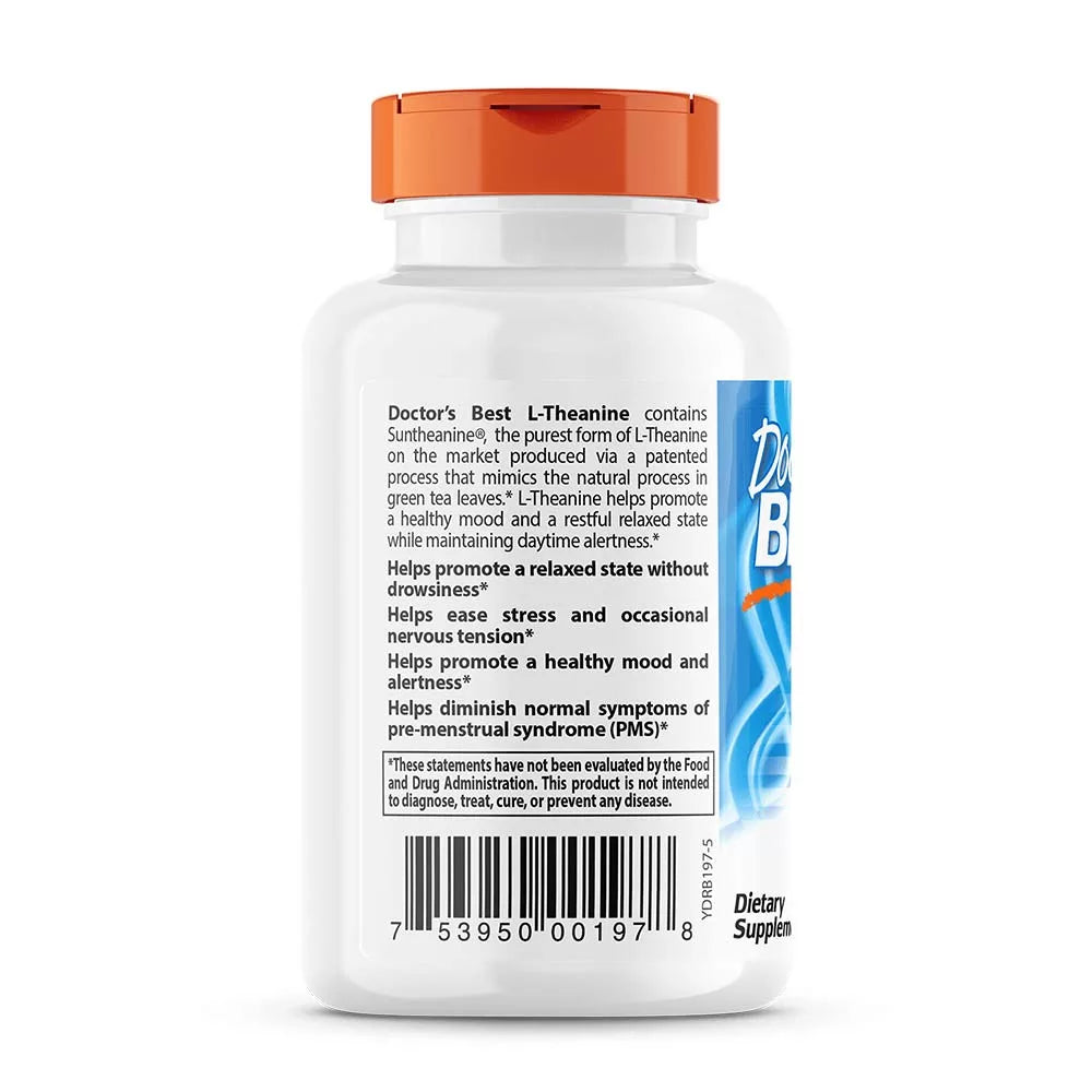 Doctor's Best L-Theanine with Suntheanine 150 mg (90 Veggie Capsules)