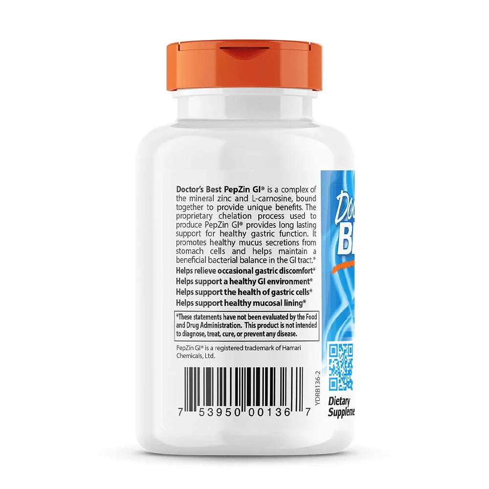 Doctor's Best Pepzin GI (120 Veggie Capsules)