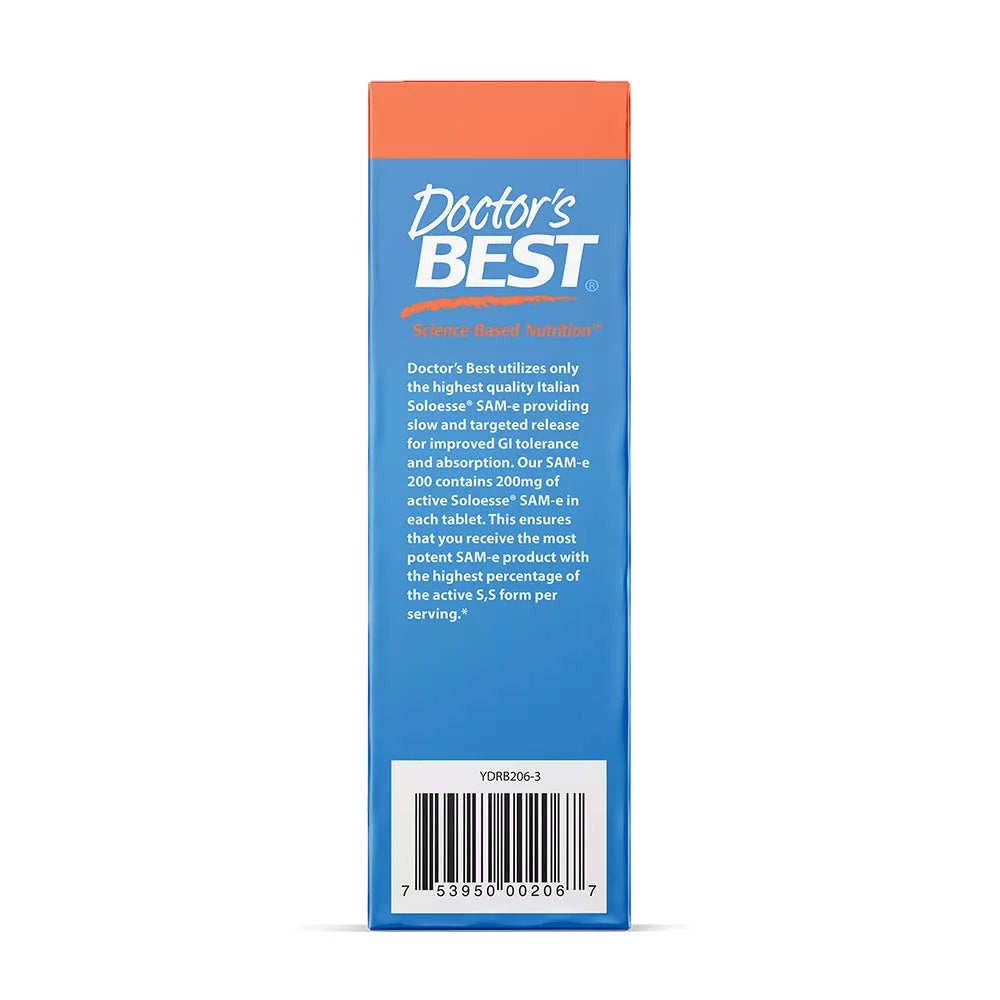 Doctor's Best SAM-E 200 mg (60 Tablets)